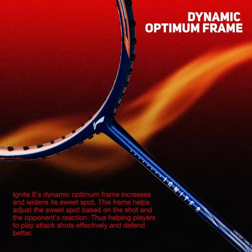 Amazon | Li-Ning Ignite 8 バドミントンラケット 5U G6 77グラム